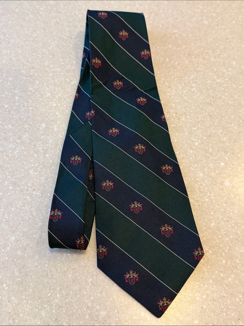 NWT Vintage Abercrombie & Fitch All Silk Neck Tie Woven In England Made in USA